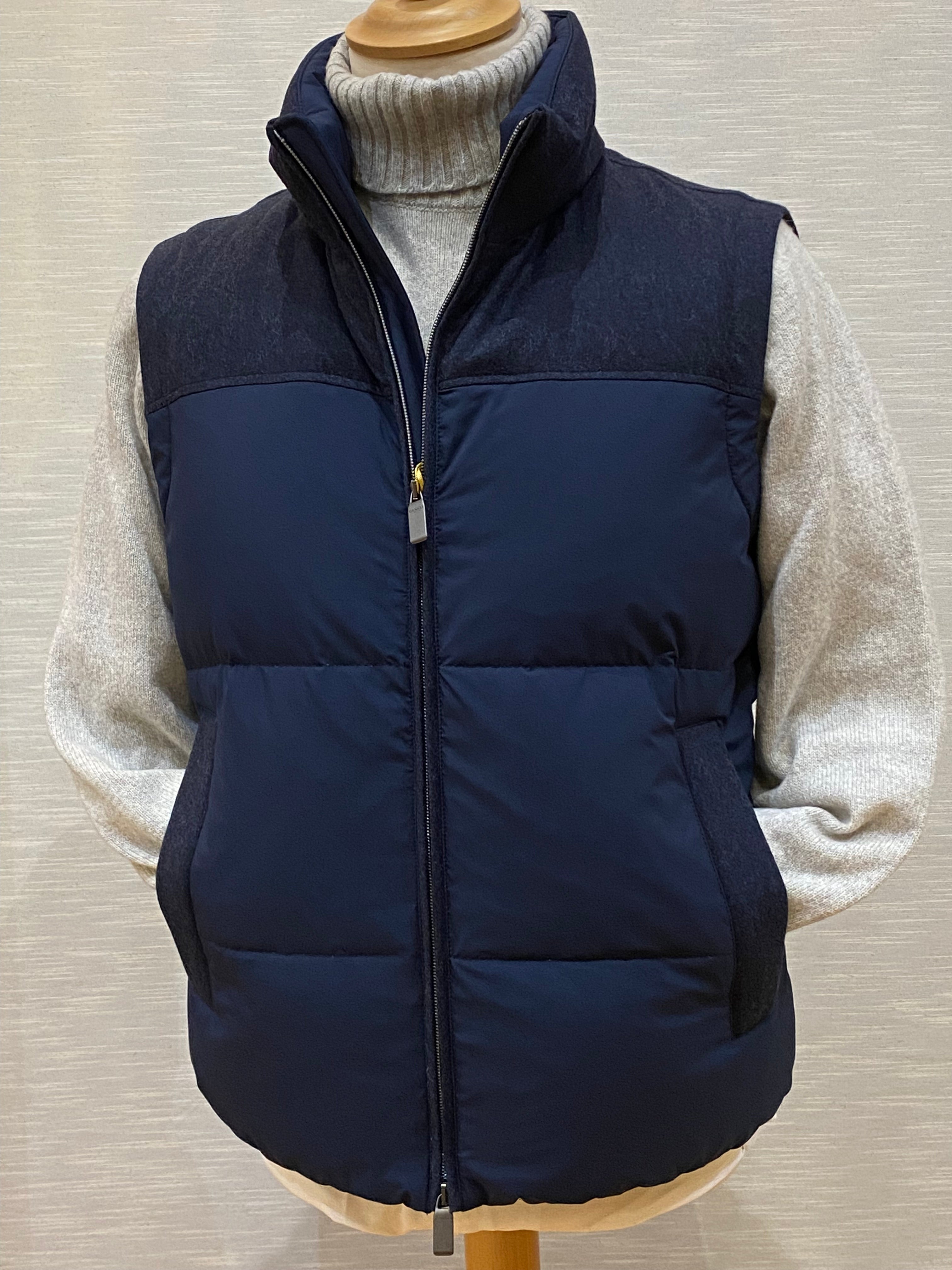GILET - WOOL/MICRO - CANALI