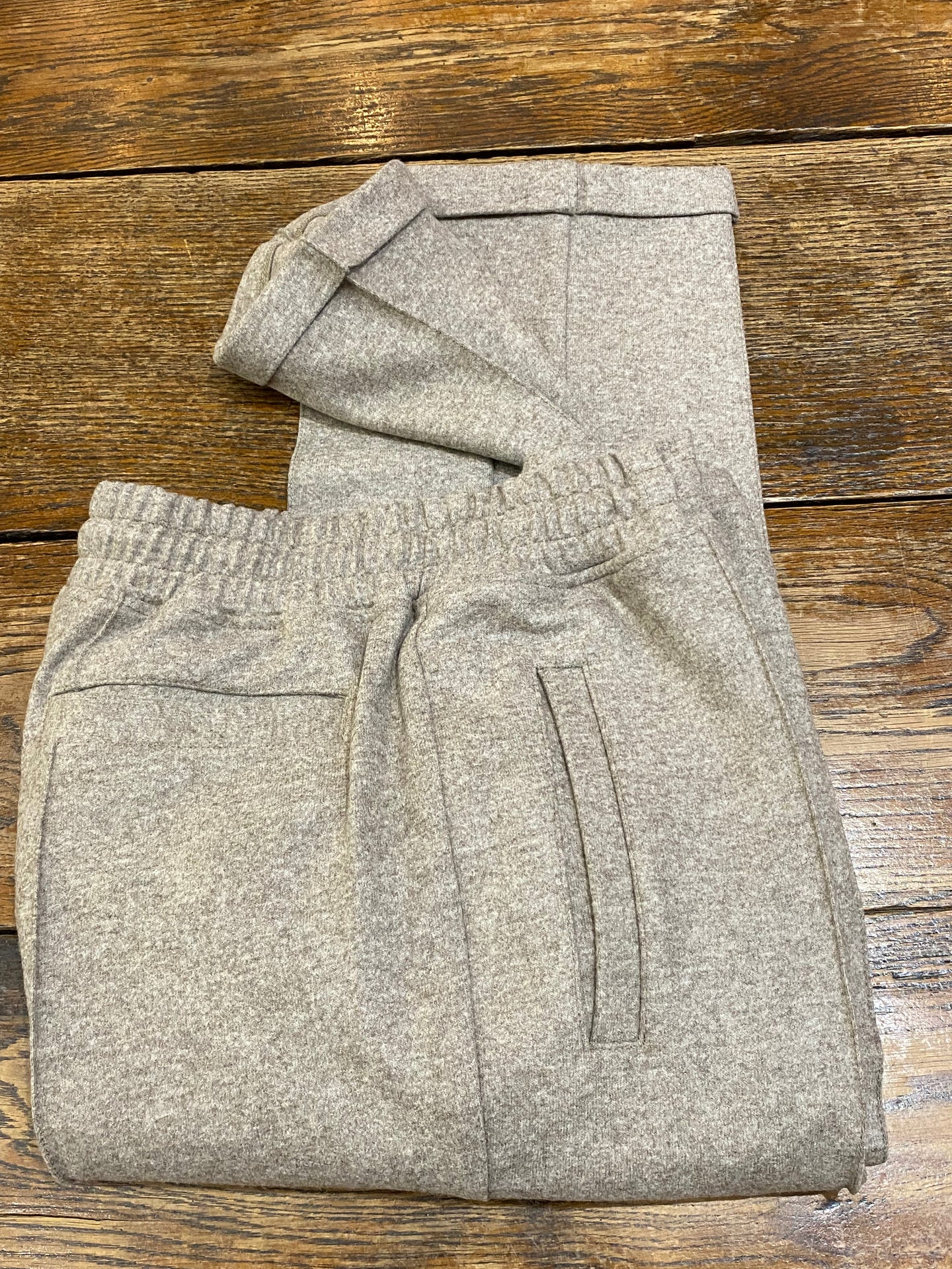 WOOL JOGGINGS PANTS BEIGE 501/9