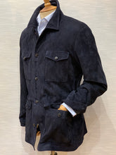 Load image into Gallery viewer, SUEDE JACKET 222249 NAVY 850
