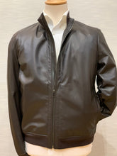 Load image into Gallery viewer, LEATHER BLOUSON 232143 BROWN 295
