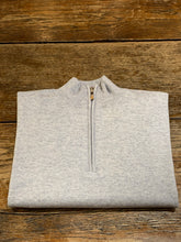 Load image into Gallery viewer, 3/4 ZIP POLO 14073/LUN SILVER 166+218
