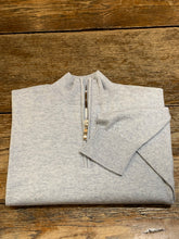 Load image into Gallery viewer, 3/4 ZIP POLO 14073/LUN SILVER 166+218
