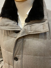 Load image into Gallery viewer, 3/4COAT FUR COLLAR OATMEAL P842194-192

