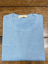 Load image into Gallery viewer, C/N SS LIN/COTTON TSHIRT BLUE  JERVIN V810
