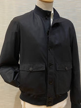 Load image into Gallery viewer, 00428-850 GOATSKIN BLOUSON NAVY 850
