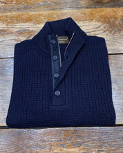 Load image into Gallery viewer, 3/4 BUTTONS SWEATER NAVY
