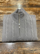 Load image into Gallery viewer, 3/4 ZIP CABLE 21860-AL10 TAUPE
