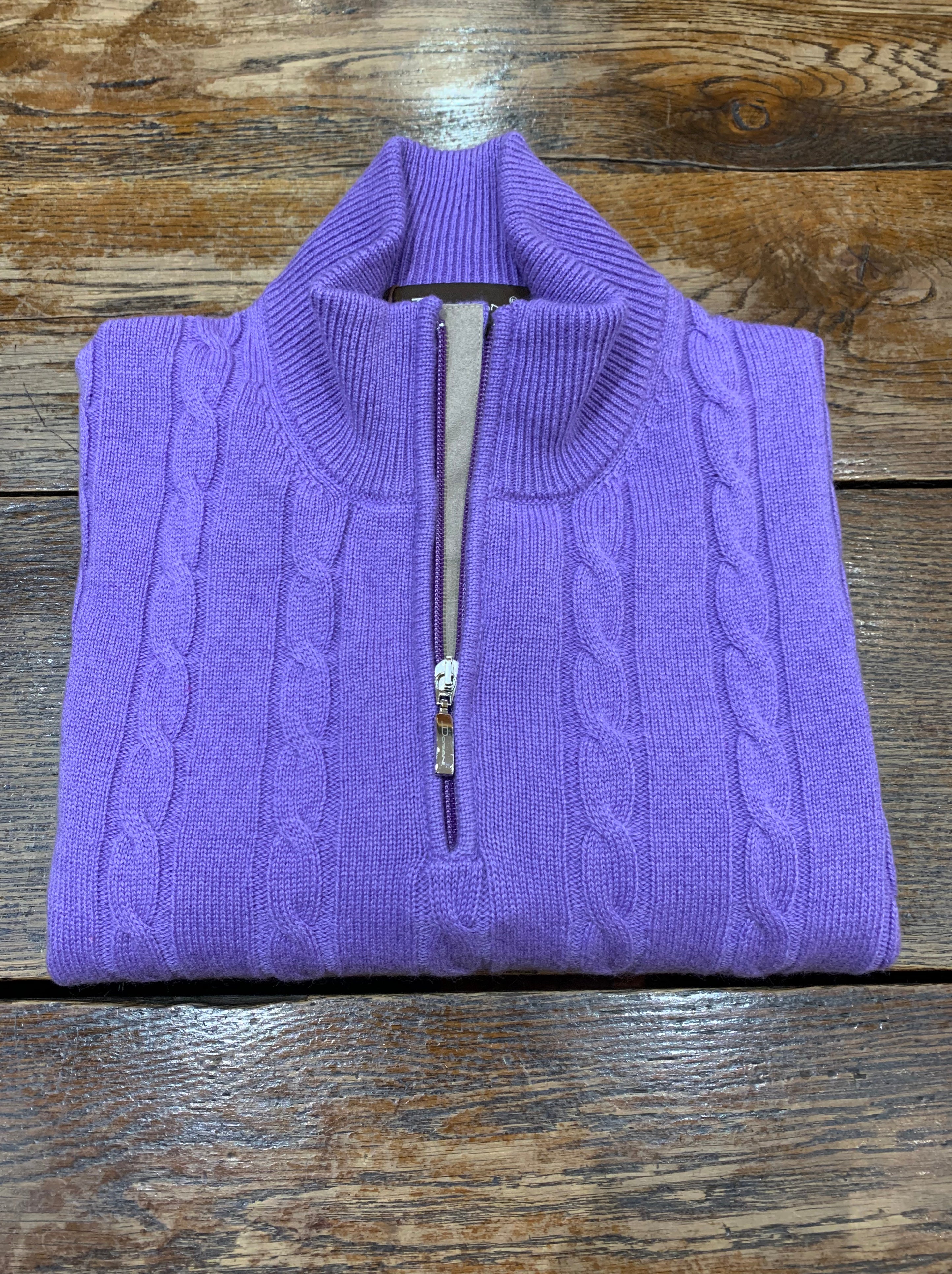 3/4 ZIP CABLE  201377-AL1 MAUVE
