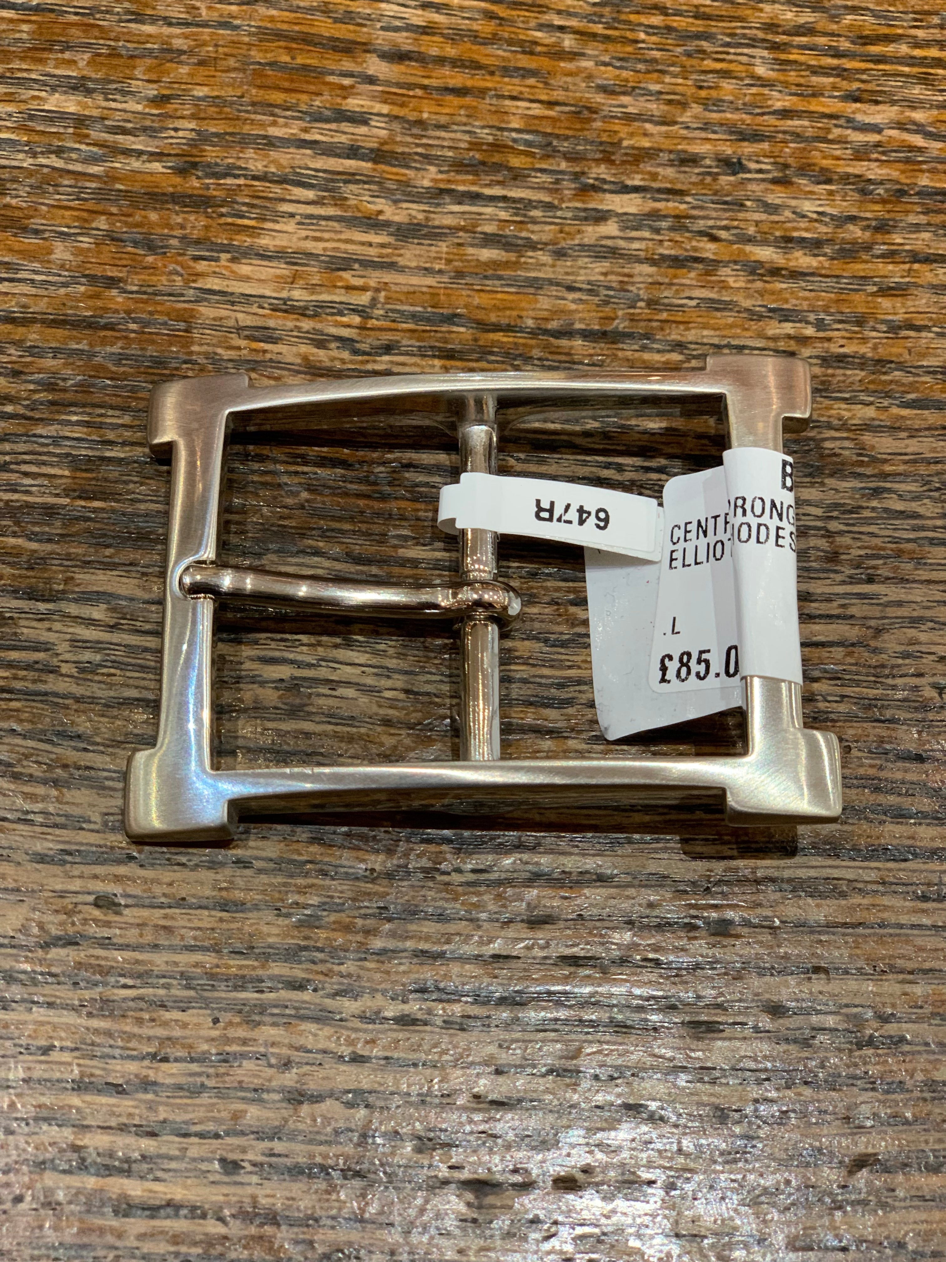 CENTRE PRONG BUCKLE 647R SILVER