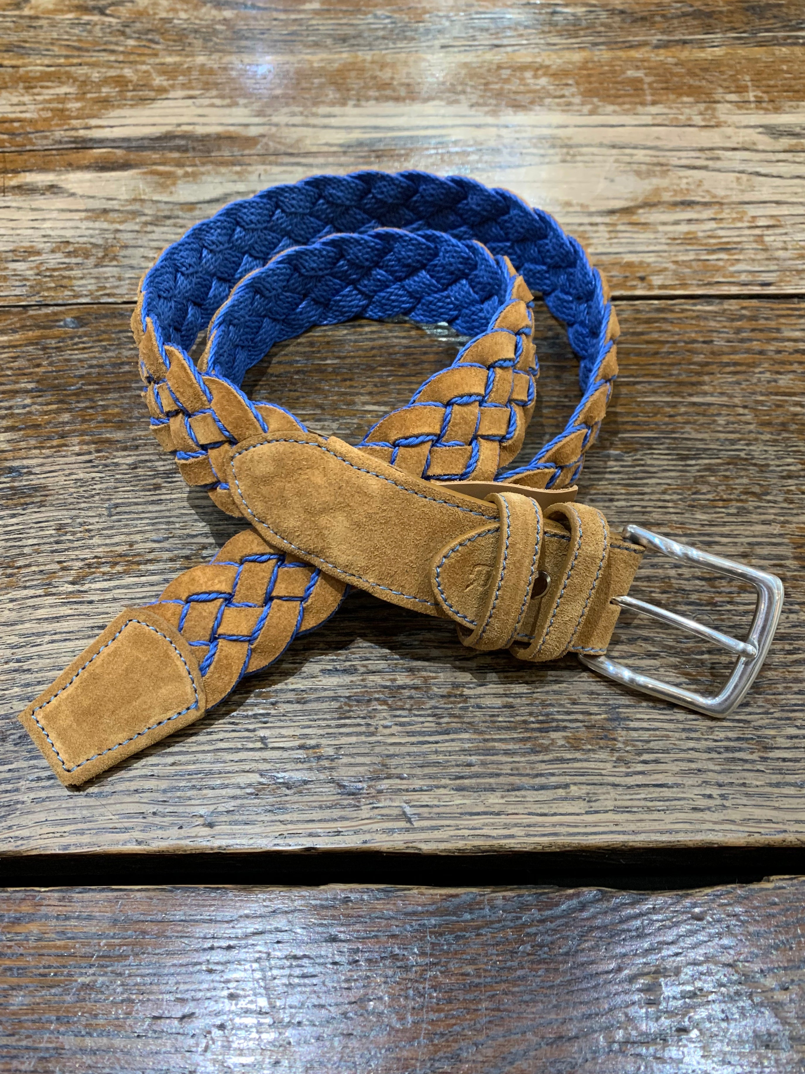 BELT - SUEDE PLATTED