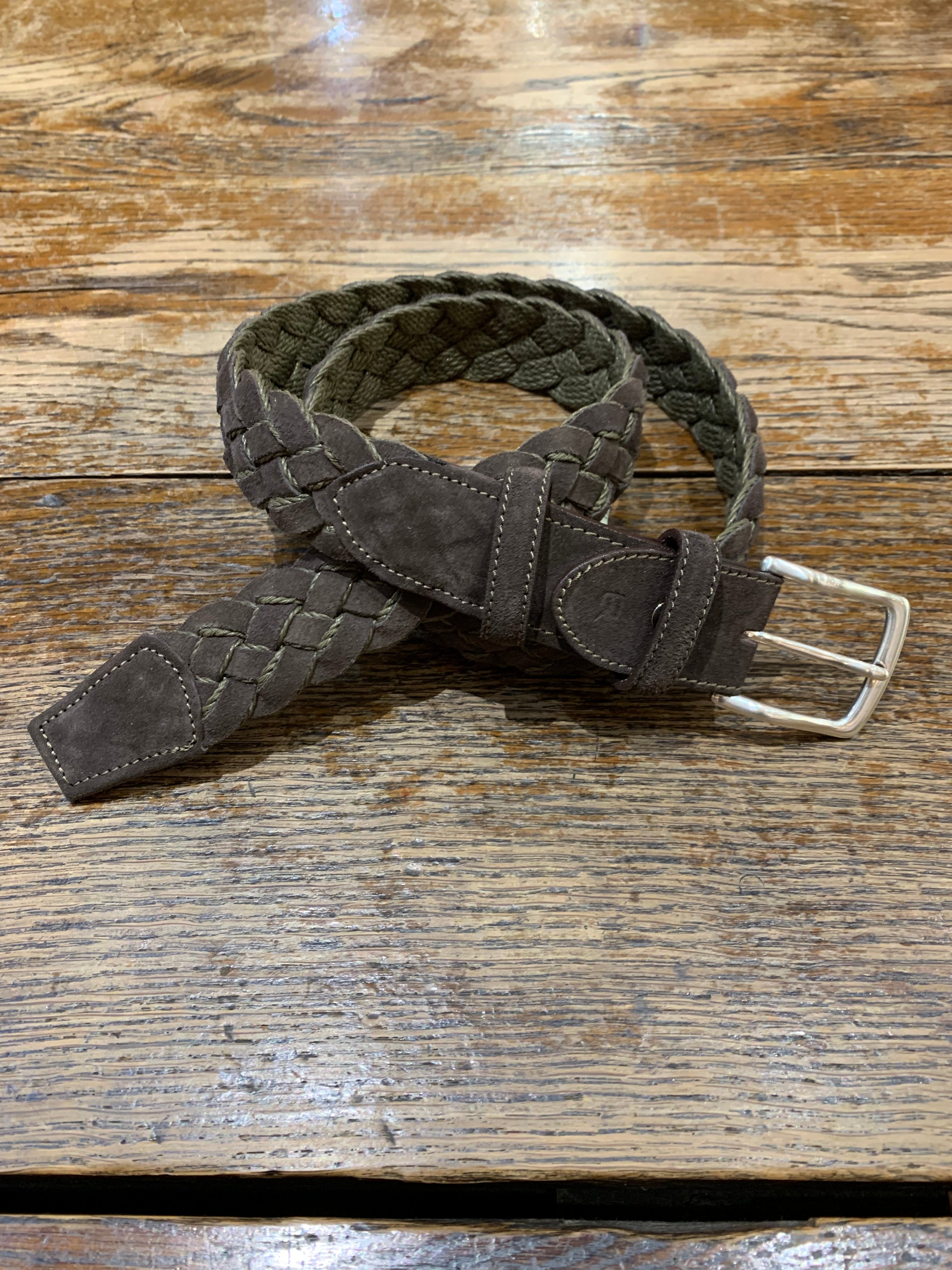 BELT - SUEDE PLATTED
