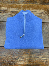 Load image into Gallery viewer, 3/4 ZIP SWEATER 209088-AT SKY BLUE

